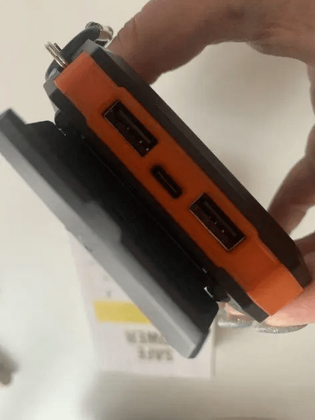 Power Bank Solar YD-886 12000 mAh із сонячною батареєю, ліхтариком, компасом P-0002 фото